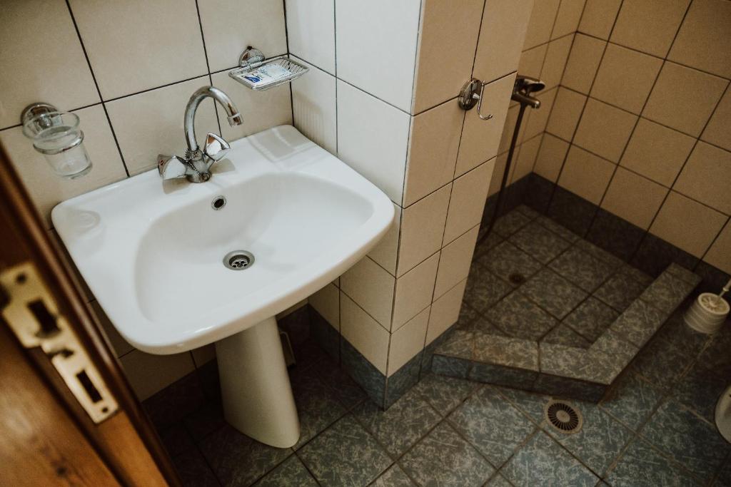 Koupelna v ubytování Filippos Rooms Afissos