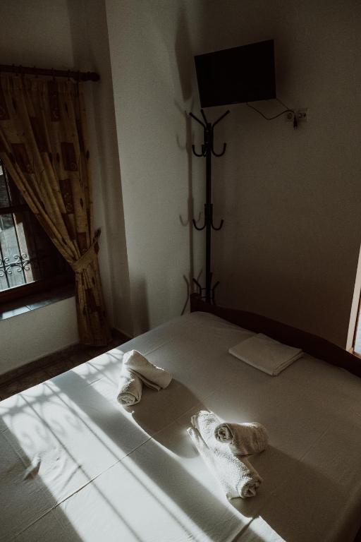 Postel nebo postele na pokoji v ubytování Filippos Rooms Afissos