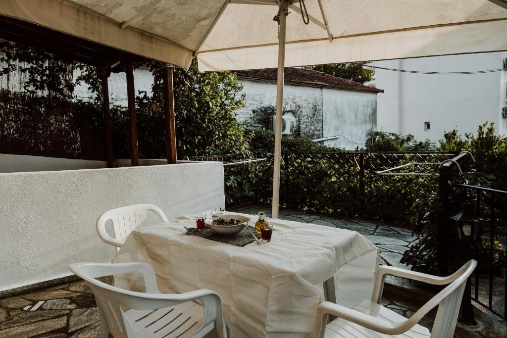 Zahrada ubytování Filippos Rooms Afissos