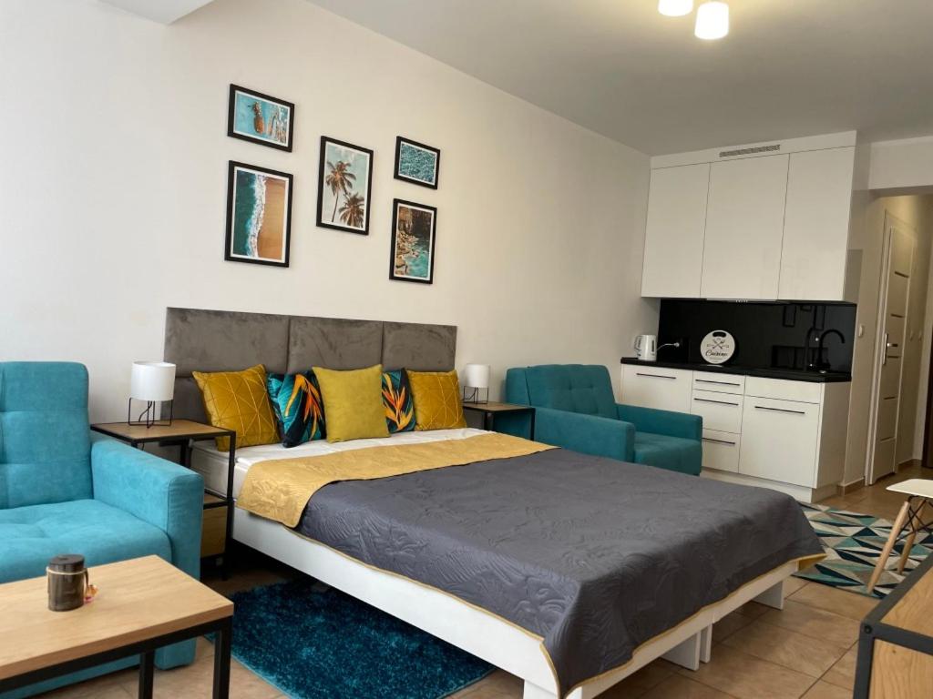 Posedenie v ubytovaní Apartamenty Planeta Mielno 100 m od plaży