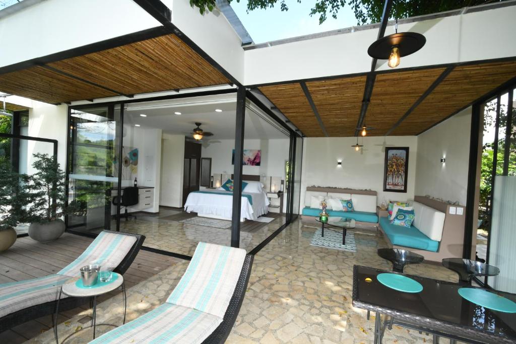 Posezení v ubytování Hotel Casa Ambrosia