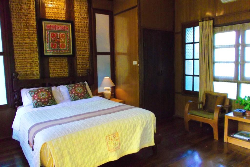 Postel nebo postele na pokoji v ubytování Baantawan Guesthouse Pai