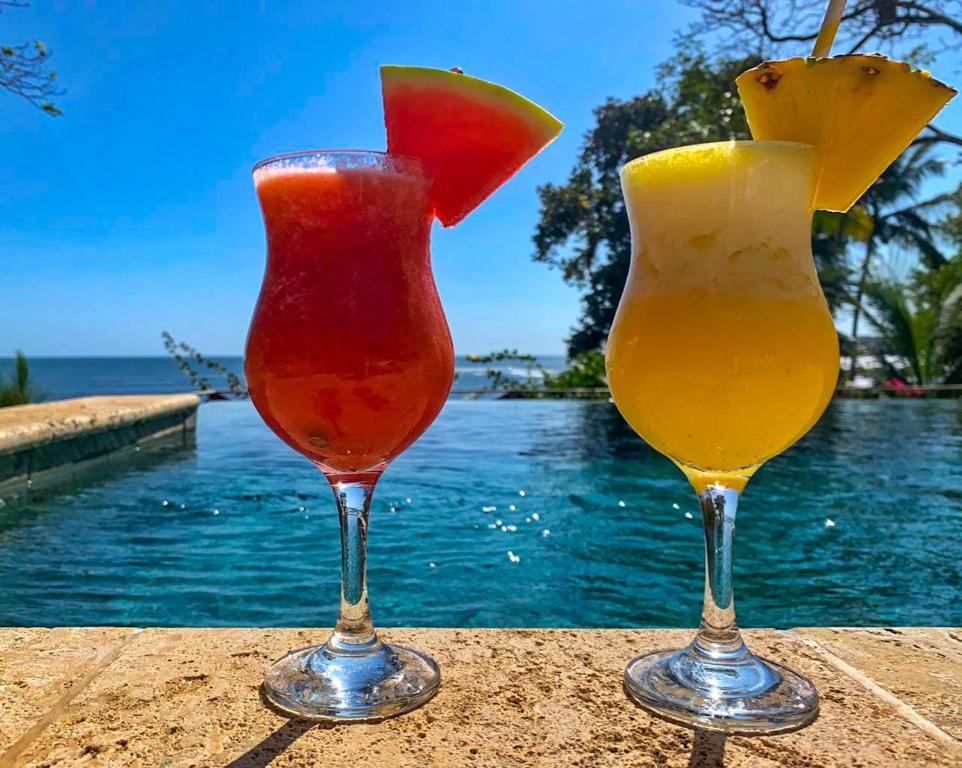 Nápoje v ubytování Hotel Santa Catalina Panamá