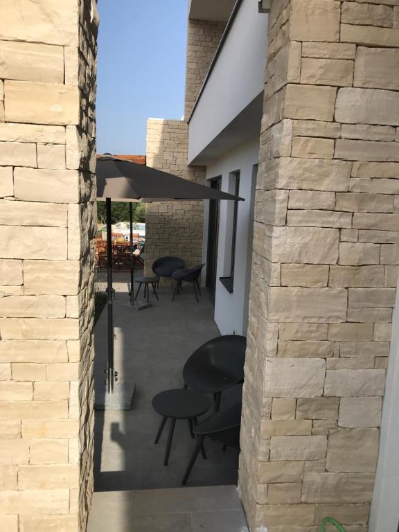 Balkón nebo terasa v ubytování Villa Rosa dei Venti - Peroj - Amazing sea view