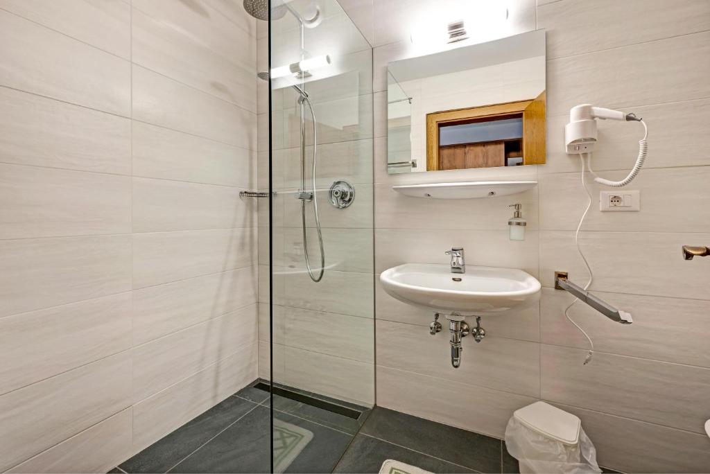 Koupelna v ubytování Residence Condor Apt Gitschberg