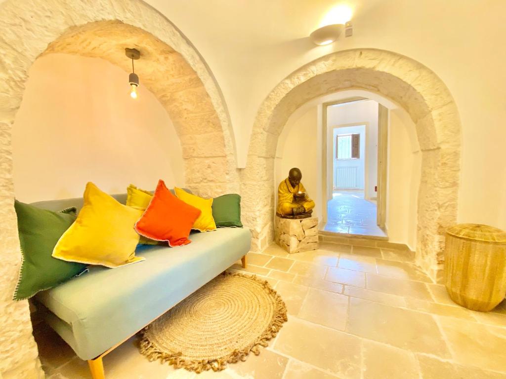 Posedenie v ubytovaní Trullo SERENDIPITY
