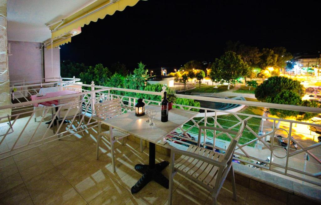 Balkón nebo terasa v ubytování Hotel Epavli