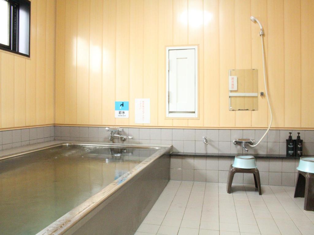 Koupelna v ubytování Ryosou Minatosou Joetsu