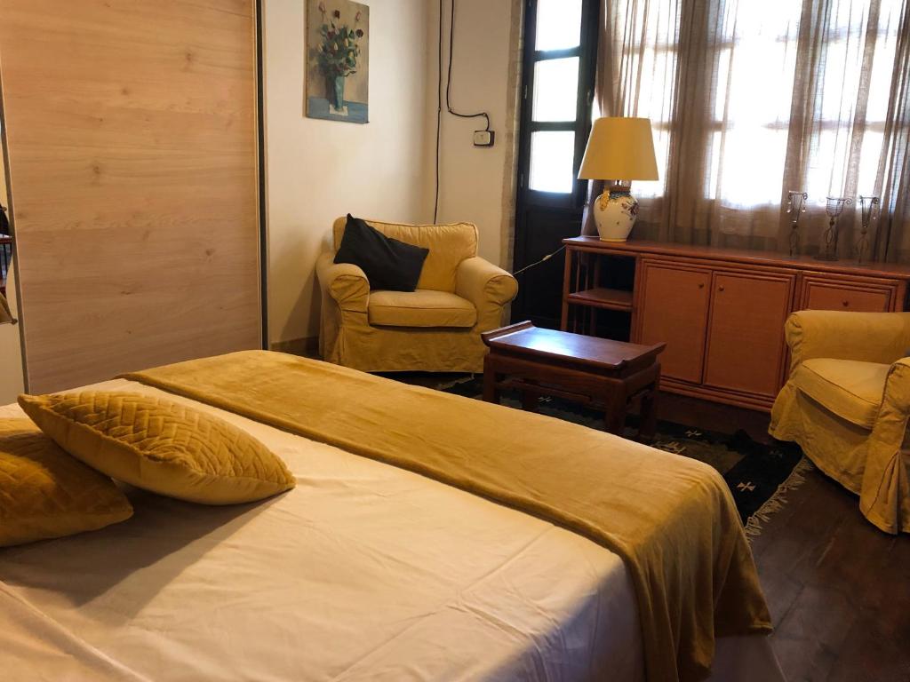Posteľ alebo postele v izbe v ubytovaní Locanda del Sole