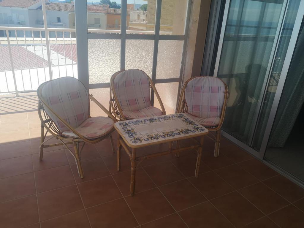 Balkón nebo terasa v ubytování Apartamento Padoa playa