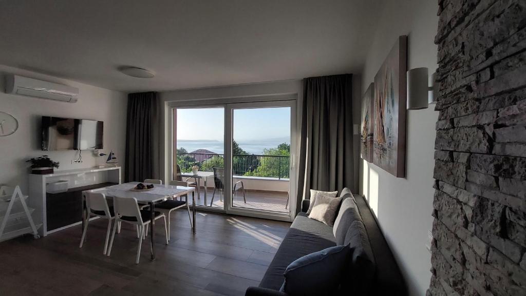 Posezení v ubytování Vila Primorka Apartmani Oleander