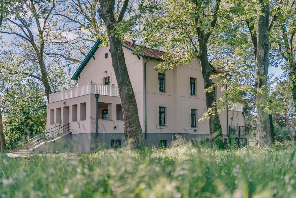 Budynek, w którym mieści się willa