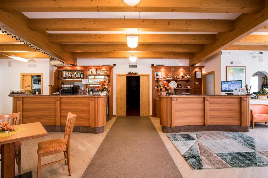 Kuchyň nebo kuchyňský kout v ubytování Residence La Moretina