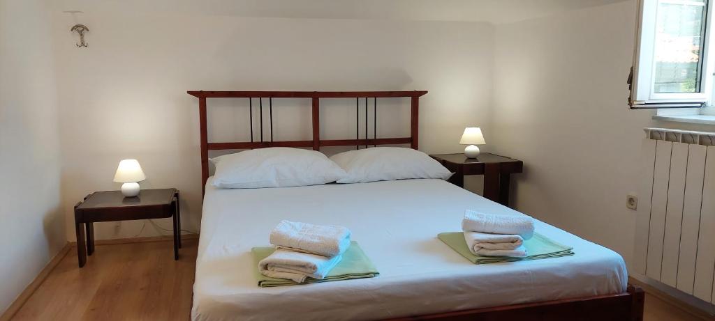 Posteľ alebo postele v izbe v ubytovaní Apartment Sunce