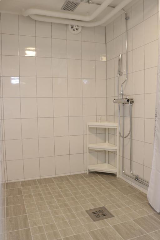 Koupelna v ubytování Kärraton Stugor Centrala Åhus
