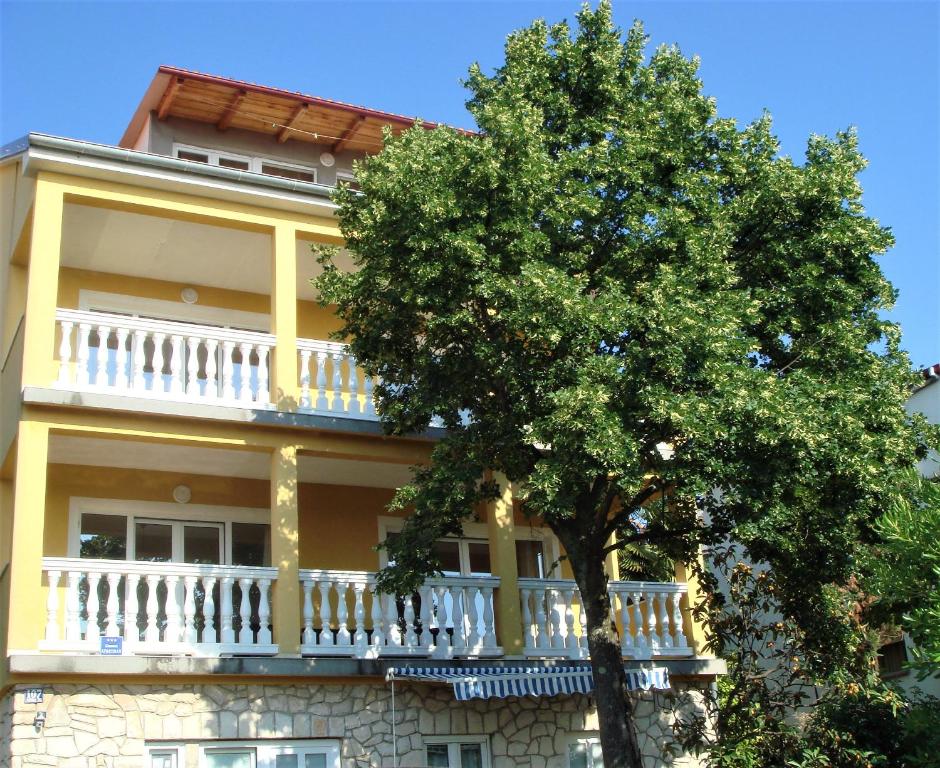 Balkón nebo terasa v ubytování Apartment Ivan J Selce