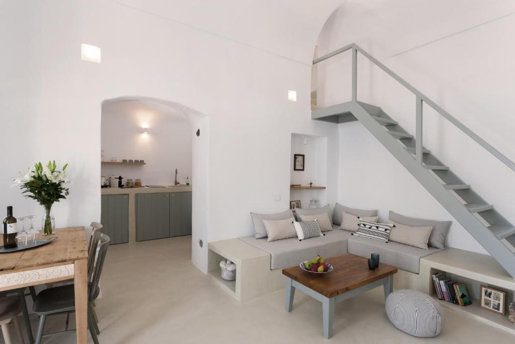 A cozinha ou kitchenette de Spitia Santorini Villa Collection