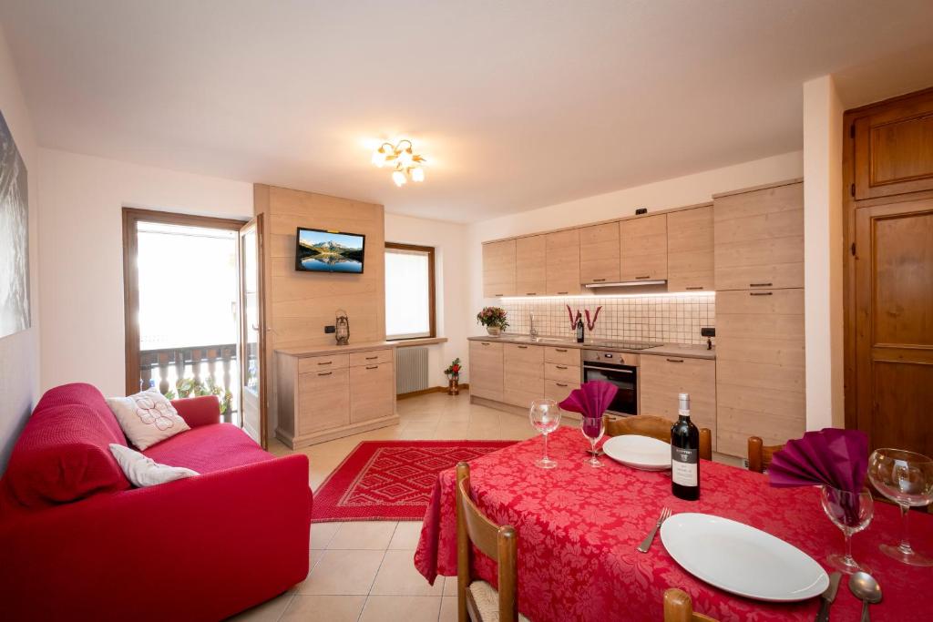 Kuchyň nebo kuchyňský kout v ubytování Casa Viola Lodge