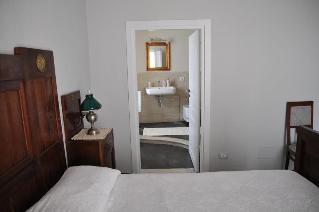 Postel nebo postele na pokoji v ubytování Casa Sipione Papa