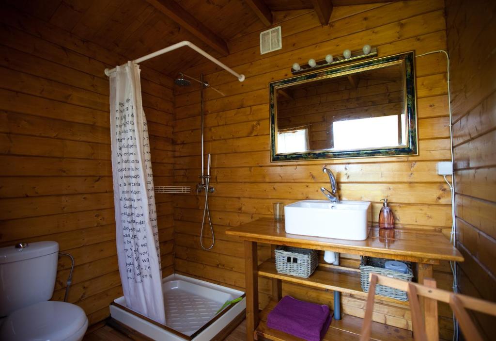 Et badeværelse på Portugal Nature Lodge
