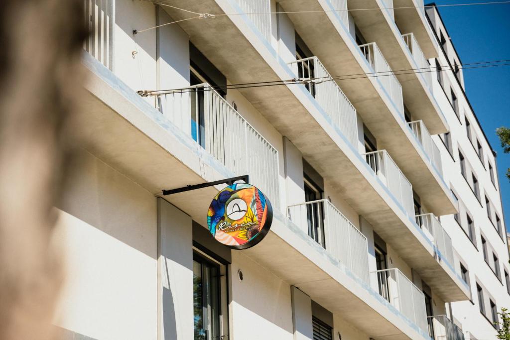 Budova, kde se aparthotel nachází
