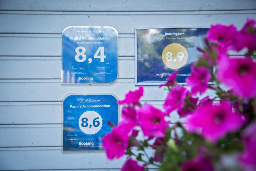 Certifikát, hodnocení, plakát nebo jiný dokument vystavený v ubytování Papli 2 Accommodation