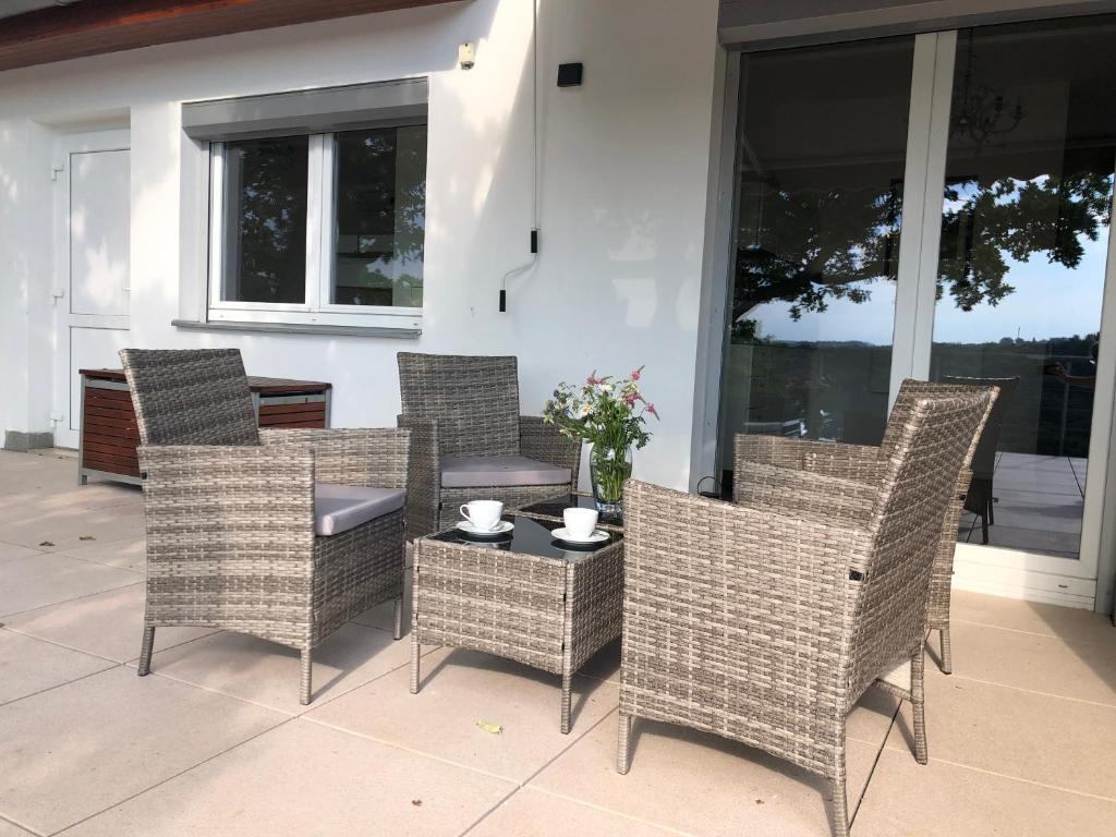 Posezení v ubytování Apartmán - D - Vyhlídka nad řekou