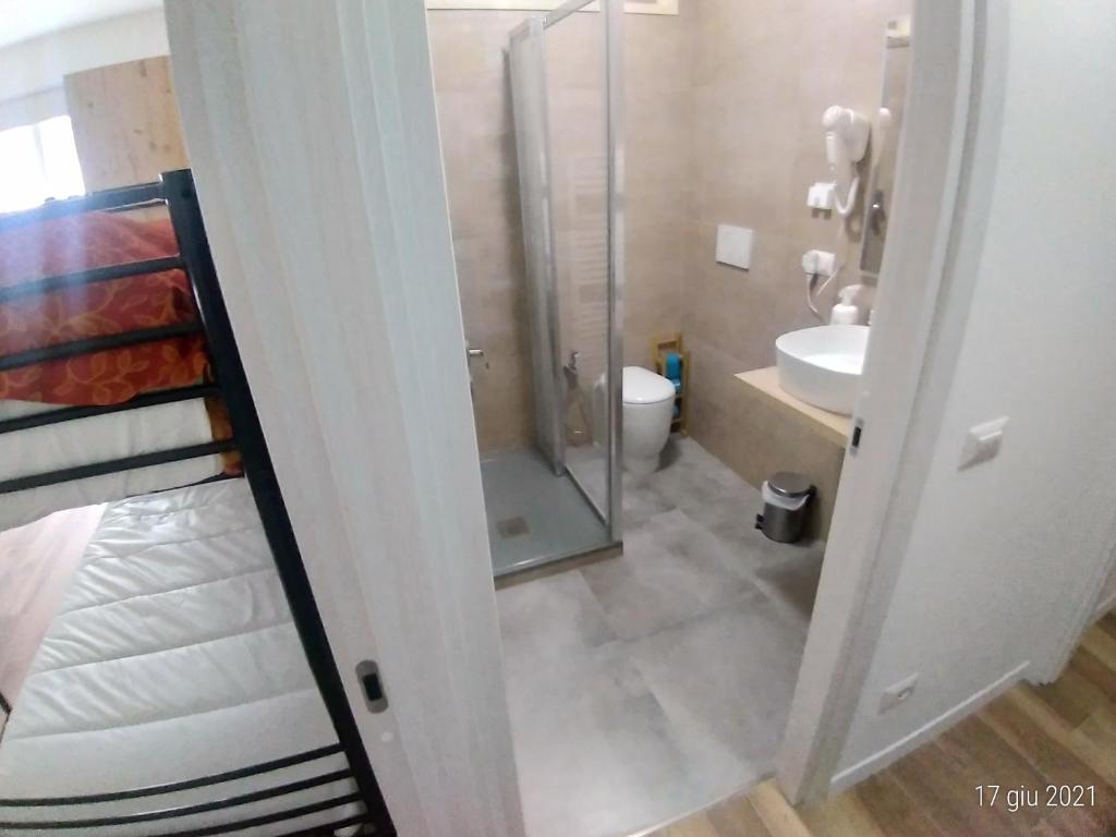Koupelna v ubytování Cornizzolo bed breakfast