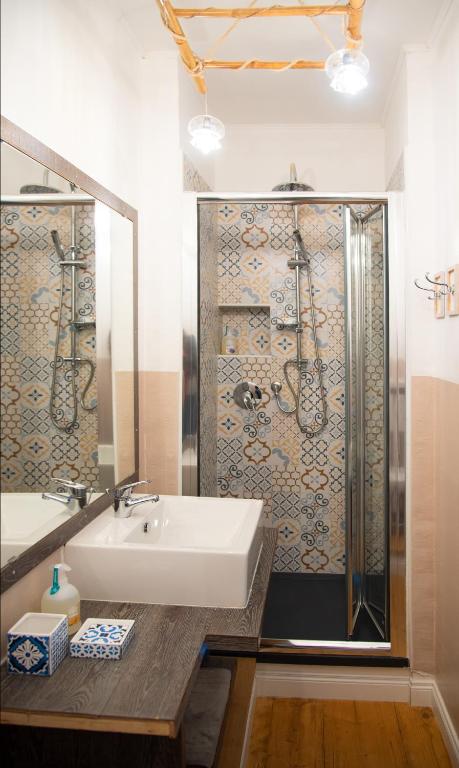 A bathroom at La casetta sulle Stelle