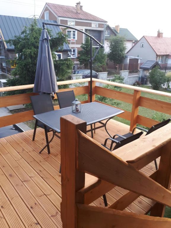 Patio nebo venkovní prostory v ubytování Cienisty Zakątek