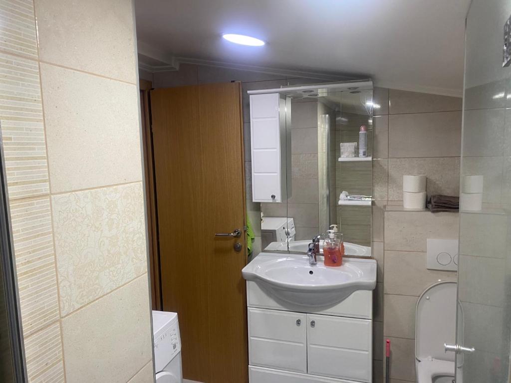 Koupelna v ubytování Apartment Poturmahala