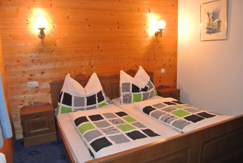Postel nebo postele na pokoji v ubytování Haus Grützner