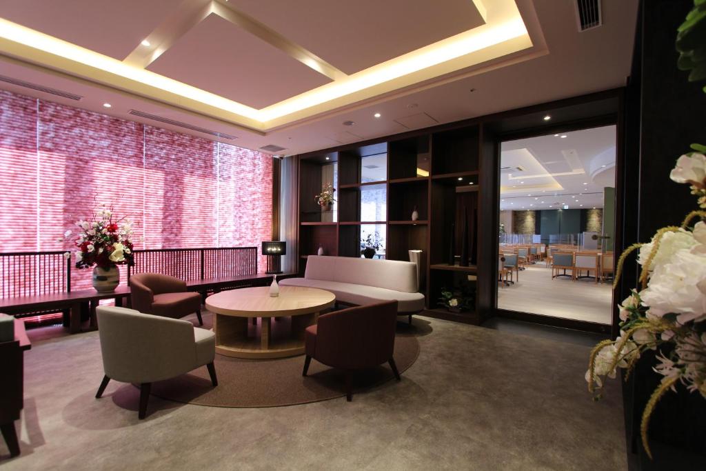 KOKO HOTEL Tsukiji Ginzaにあるシーティングエリア