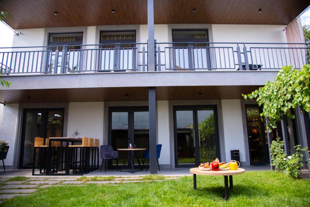 Balkón nebo terasa v ubytování Andor Hotel