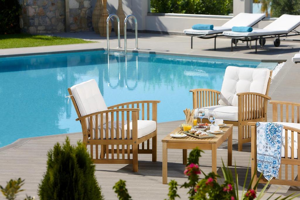 Bazén v ubytování Grace Villas Collection nebo v jeho okolí