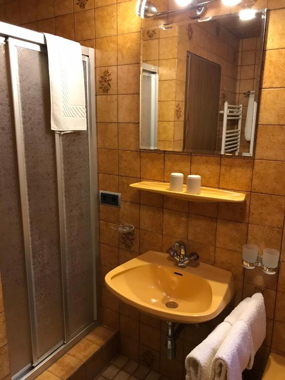 Kúpeľňa v ubytovaní Haus Fernsebner