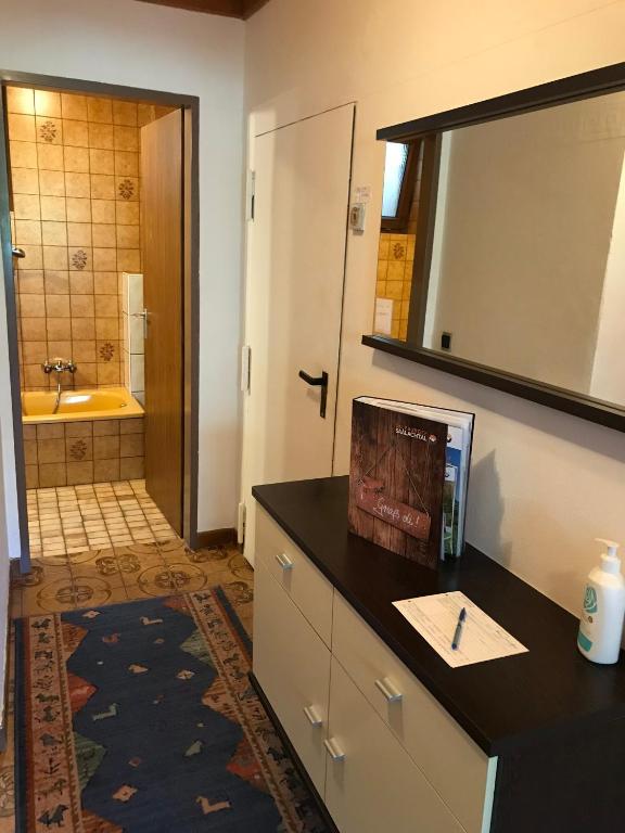 Kúpeľňa v ubytovaní Haus Fernsebner