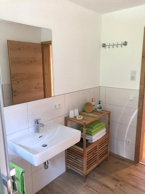 Kúpeľňa v ubytovaní Haus Fernsebner