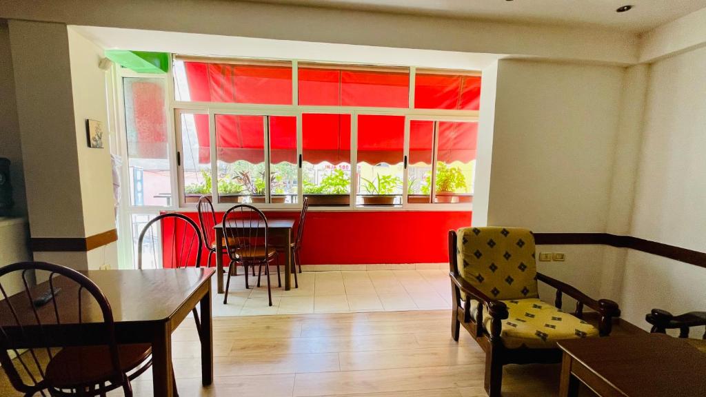 Posezení v ubytování Hotel Drinos