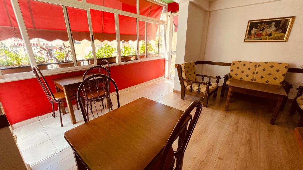 Posezení v ubytování Hotel Drinos