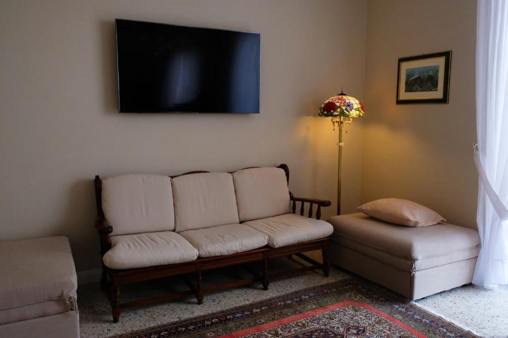 Posezení v ubytování B&B Relais Radoccia