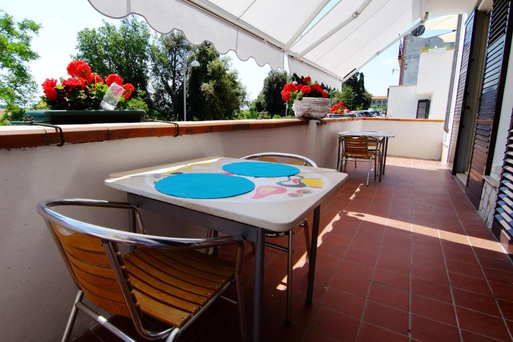 Balkón nebo terasa v ubytování B&B Relais Radoccia
