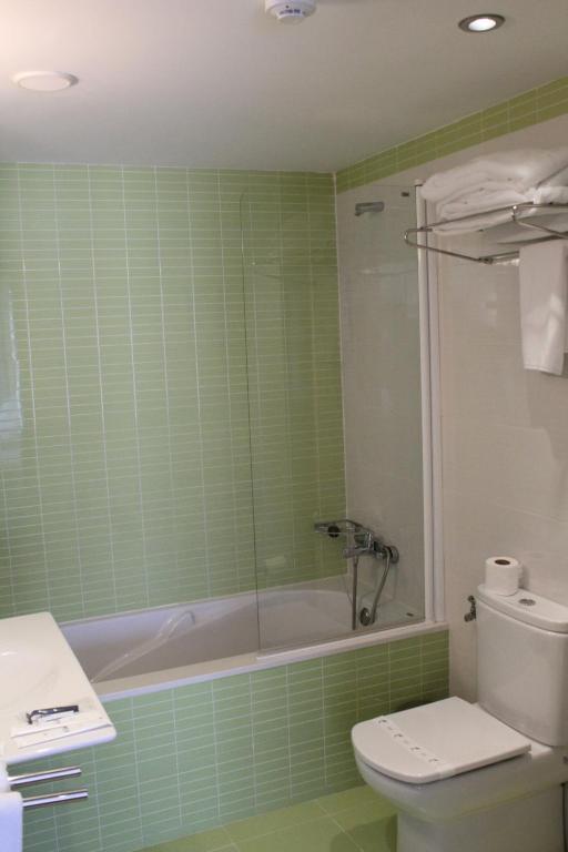 A bathroom at Hotel Ril
