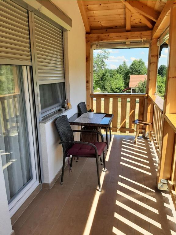 Balkón nebo terasa v ubytování Apartments Paradise