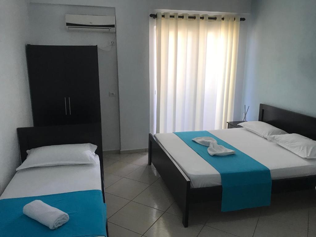 Letto o letti in una camera di Vila Brisild