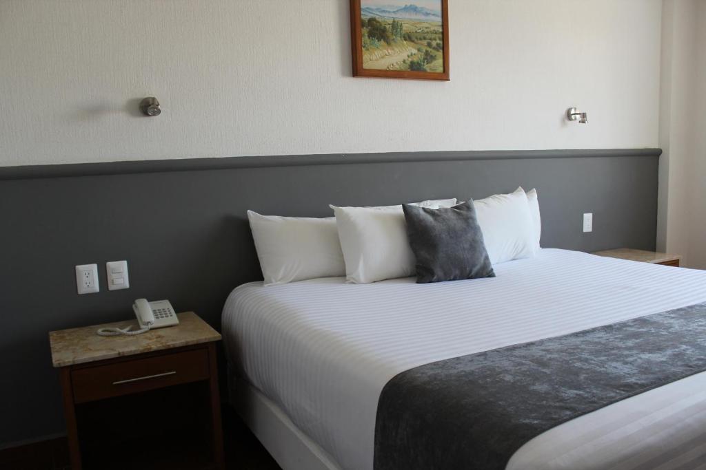 Postel nebo postele na pokoji v ubytování Hoteles Unico Express