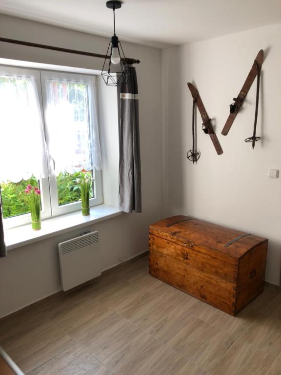 Posezení v ubytování Roothaus