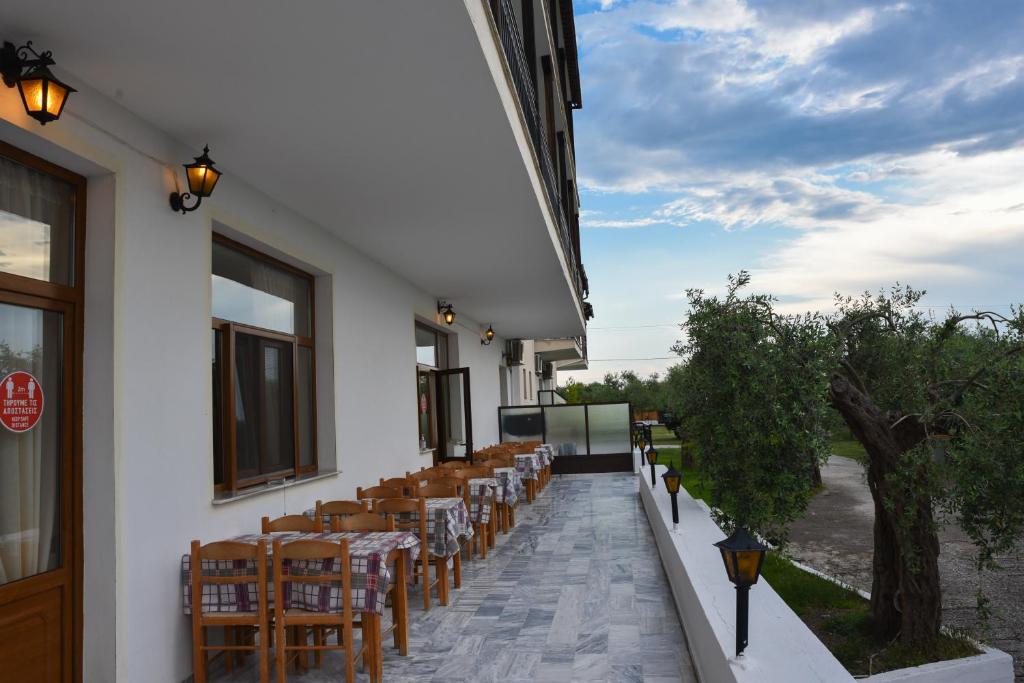 Balkón nebo terasa v ubytování Hotel Coral