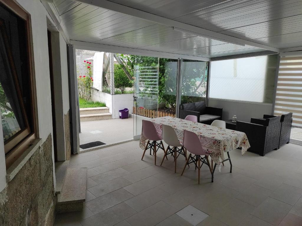 Posedenie v ubytovaní Casa vacacional illa de arousa