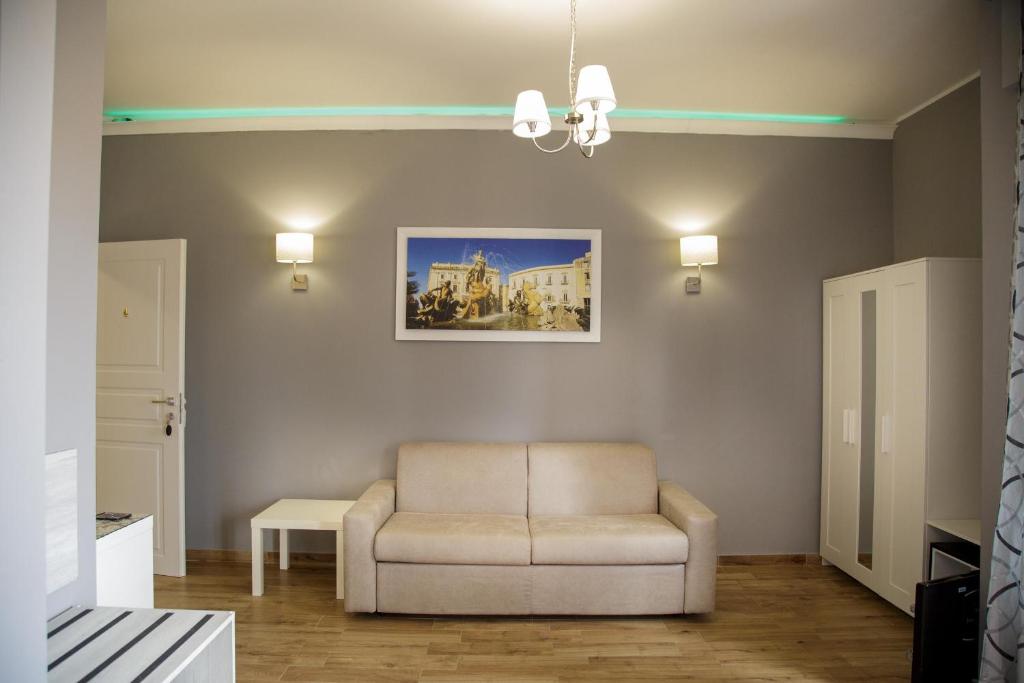 Posezení v ubytování Home Syrakos B&B